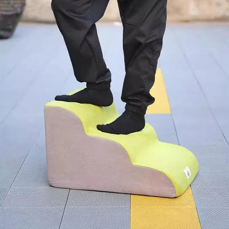 Pet 3 Step Stair Dog/Cat Ramp Ladder High Elasticity Sponge Dogs Sofa Removable and Washable Training Pet Non-Slip Ramp Stairs