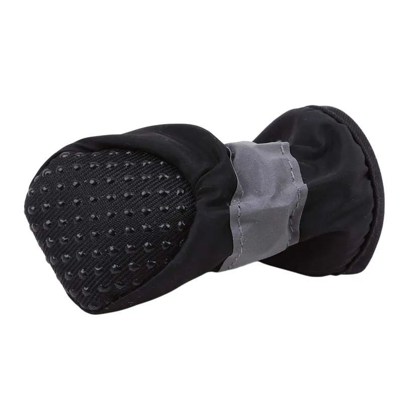 New 4pcs Pet Dog Shoes Anti-slip Rain Snow Boot Thick Warm For Small Cats Dogs Puppy Dog Socks Booties