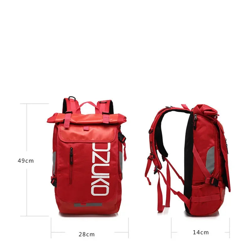 OZUKO Schoolbag for Teenager 15.6 inch Laptop Water Backpack 49*28*14 Men Student Backpacks Male Travel Mochila Fashion