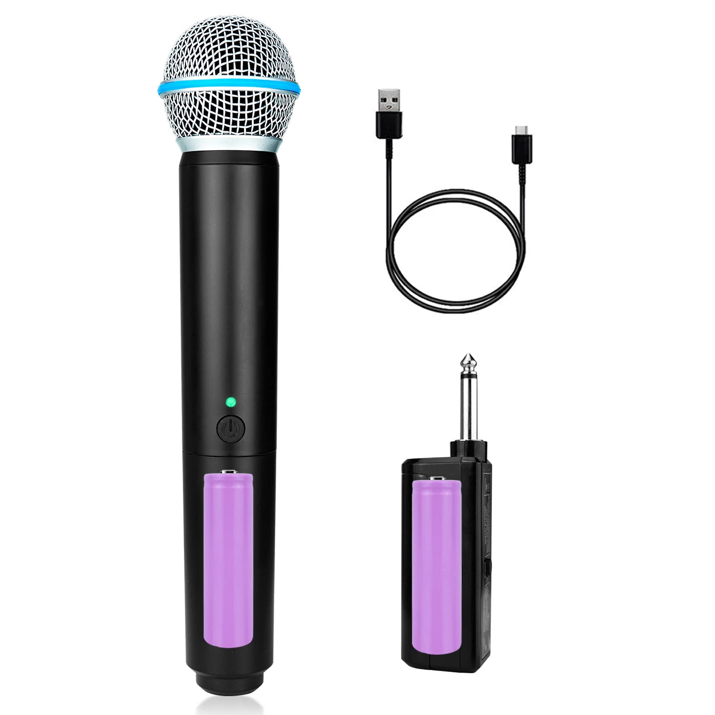 Rechargable Universal Wireless Microphone Dynamic Microphone Handheld Mic Micphone Professional Church Show Meeting-ADS1509