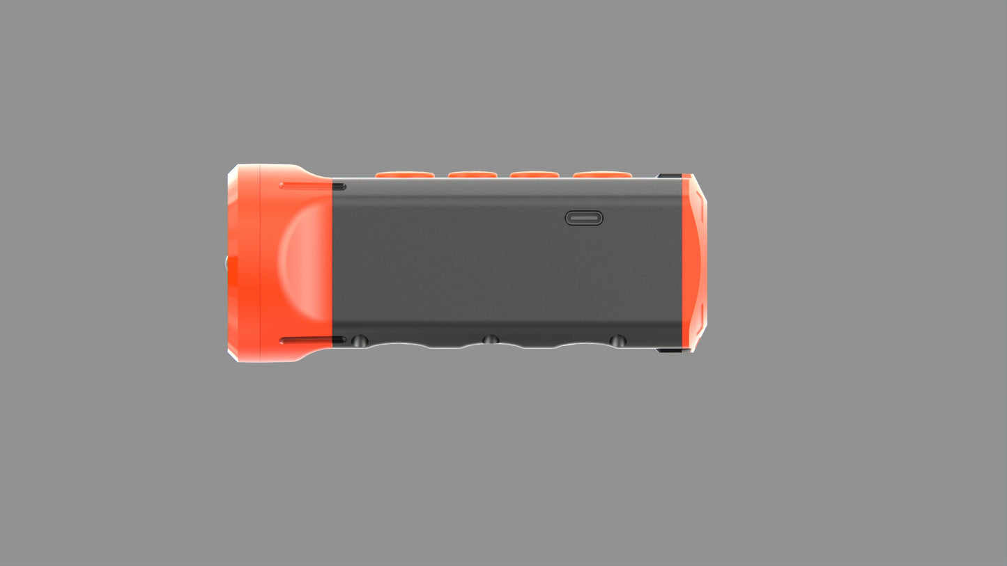 IPetDog Adjustable 4 Mode Ultrasonic Bark Control Device Orange Dog Barking Stopper Propeller Pet Deterrent Dog Training
