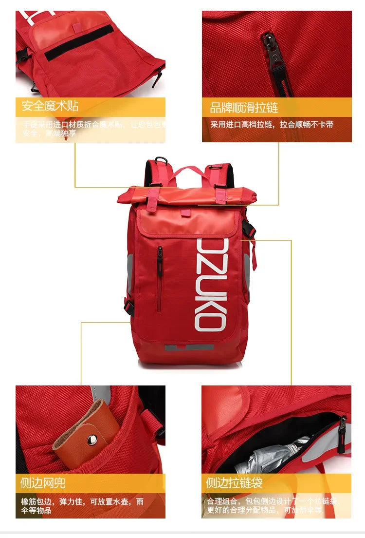 OZUKO Schoolbag for Teenager 15.6 inch Laptop Water Backpack 49*28*14 Men Student Backpacks Male Travel Mochila Fashion