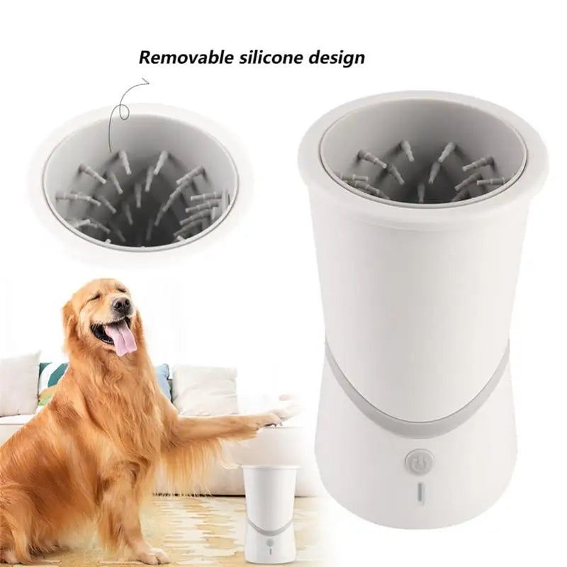 Automatic Pet Foot Paw Washer Dog Paw Cleaner Electric Paw Massager USB Charging for Small Medium Dogs Pet Foot Washer Cup