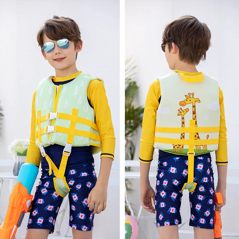 Life Jacket for Child Super Buoyancy Neoprene Life Vest Surf Raft Kayak Fishing Jet Ski Water Sport Swimming Rescue Life Jackets