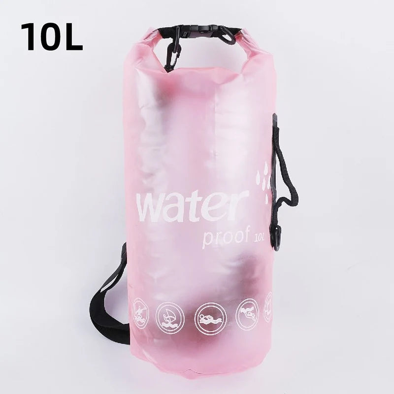 10L 20L PVC Waterproof Bag Boating Swimming Man Women Outdoor Diving Rafting Floating Ocean Water Lightweight Portable Bags
