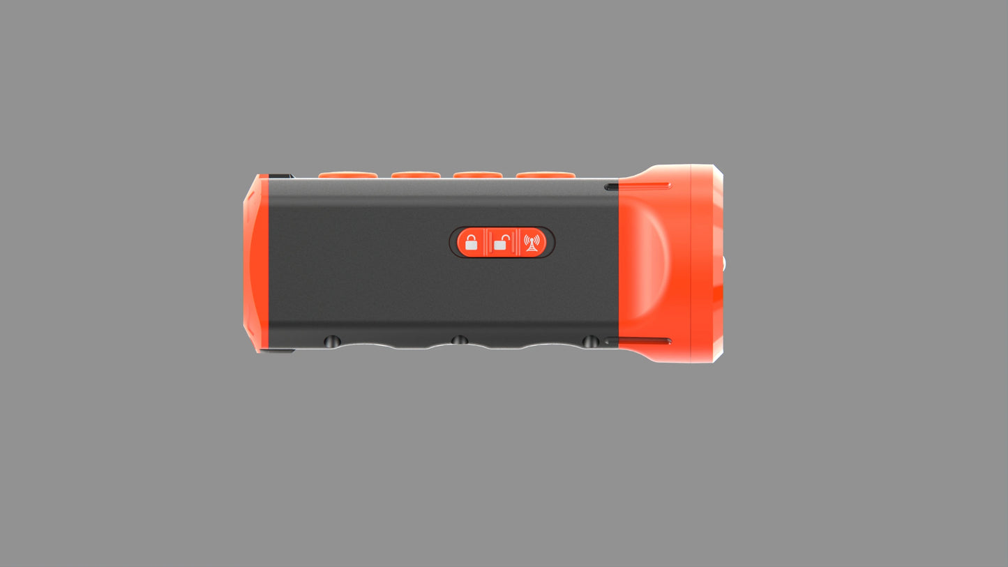 IPetDog Adjustable 4 Mode Ultrasonic Bark Control Device Orange Dog Barking Stopper Propeller Pet Deterrent Dog Training