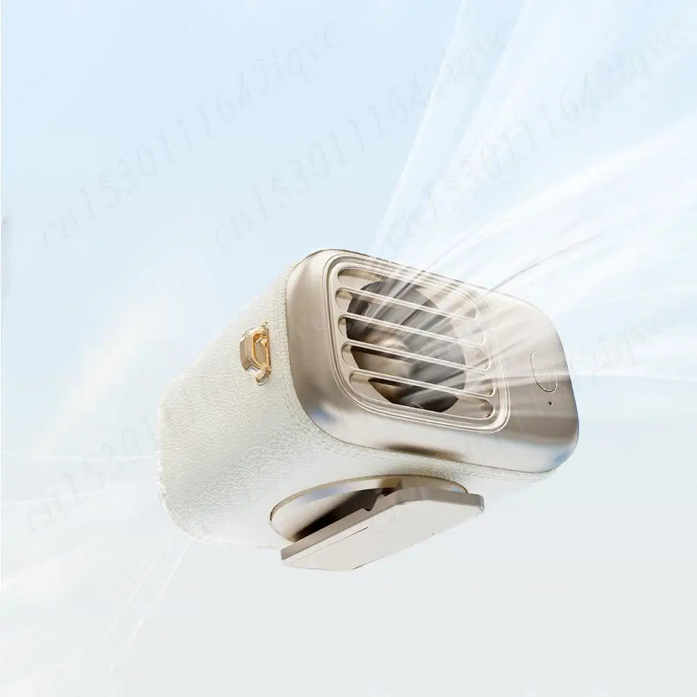 Waist/Neck Desktop Fan Portable Air Cooling Fan 4000mAh Clip-on Air Conditioner Fans Auto Ventilator Quiet Neckband Fan Cooler