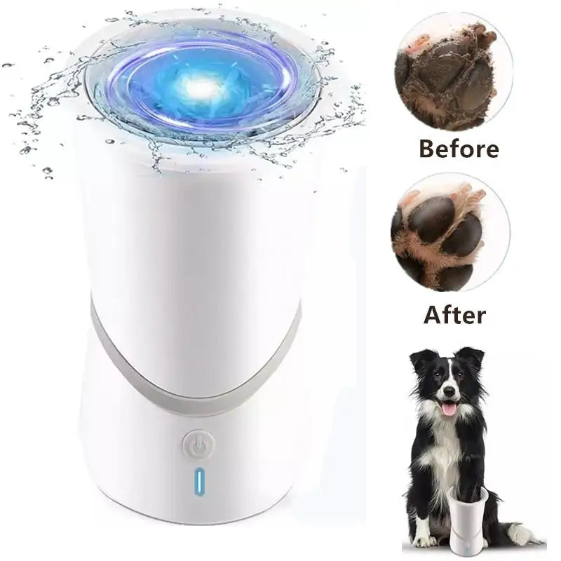 Automatic Pet Foot Paw Washer Dog Paw Cleaner Electric Paw Massager USB Charging for Small Medium Dogs Pet Foot Washer Cup