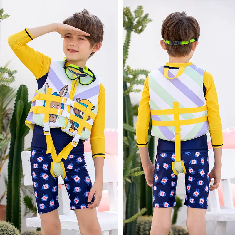 Life Jacket for Child Super Buoyancy Neoprene Life Vest Surf Raft Kayak Fishing Jet Ski Water Sport Swimming Rescue Life Jackets