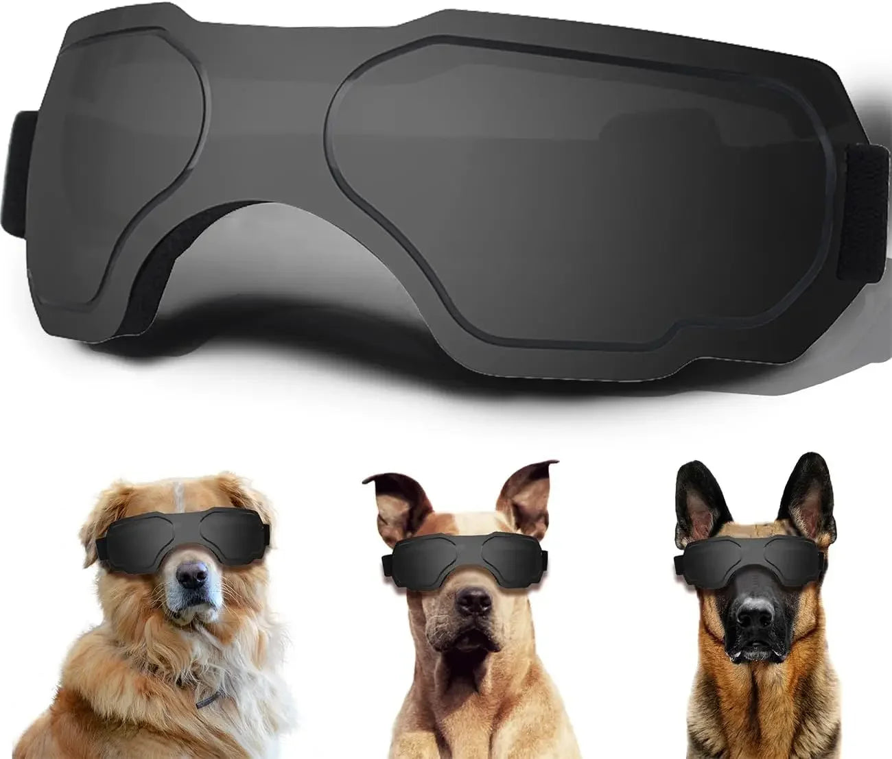 Small Dog Sunglasses,Dog Goggles with Adjustable Strap UV Protection Winproof Dog Puppy Sunglasses,Suitable for Dog Pet Glasses