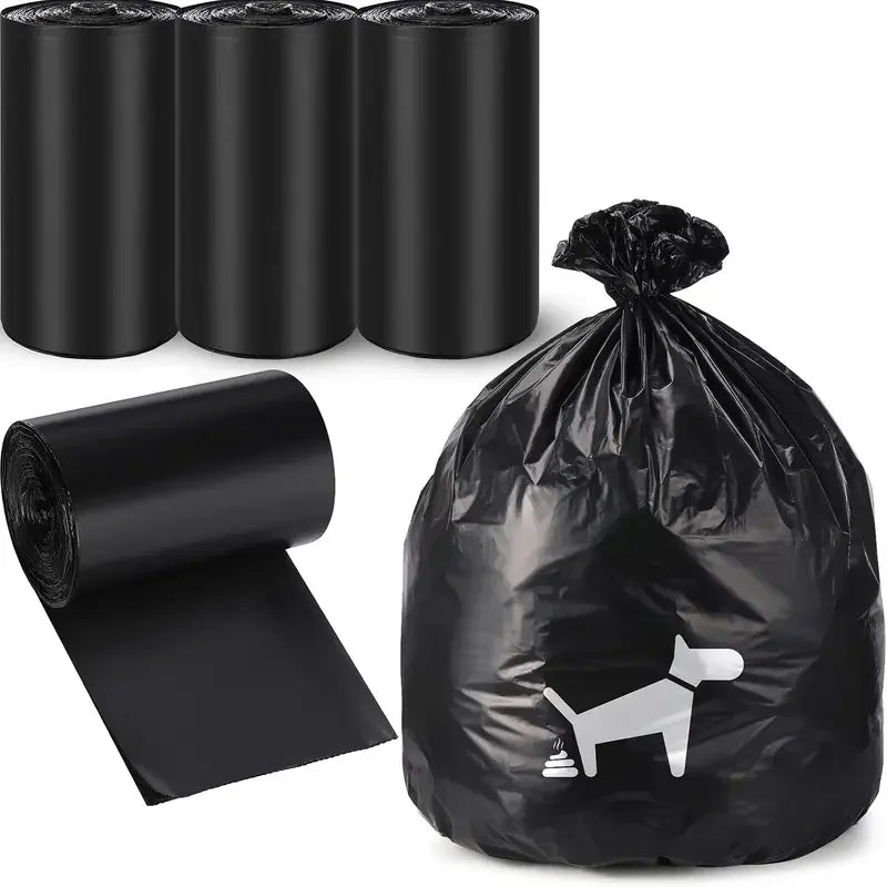 15/150pcs Dog Poop Bags Disposable Pet Waste Bags Storage Dog Waste Bags Design Pet Poop Clean Pick Up Bone Bag Dispenser Tools