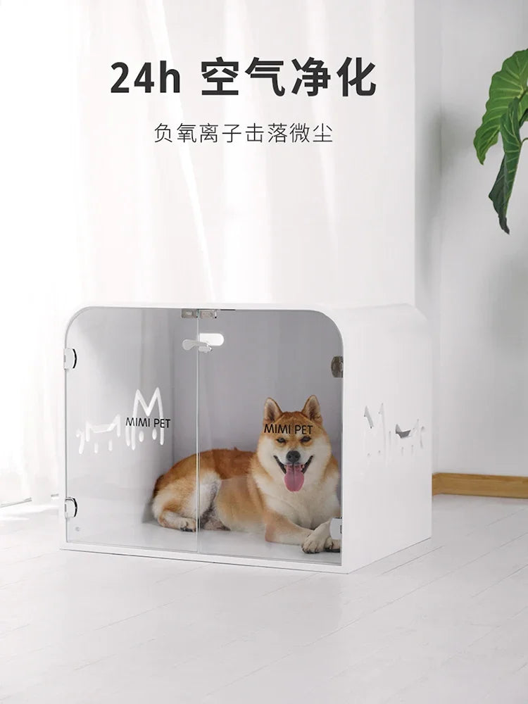 Smart Pet Dog Cage Cat Cage Small Solid Wood Cat Villa Household Cat Nest Universal Cabinet Dog Nest
