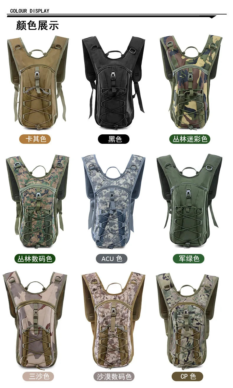 2025 New cycling Hiking Backpacks 20L Outdoor Climbing running Rucksack Camping Hunting Depack Water Bag Storage knapsack