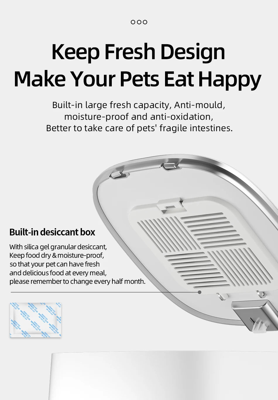 ROJECO Automatic Cat Feeder Pet Smart Cat Food Kibble Dispenser Remote Control Auto WiFi Double Feeder For Cats Dog Accessories