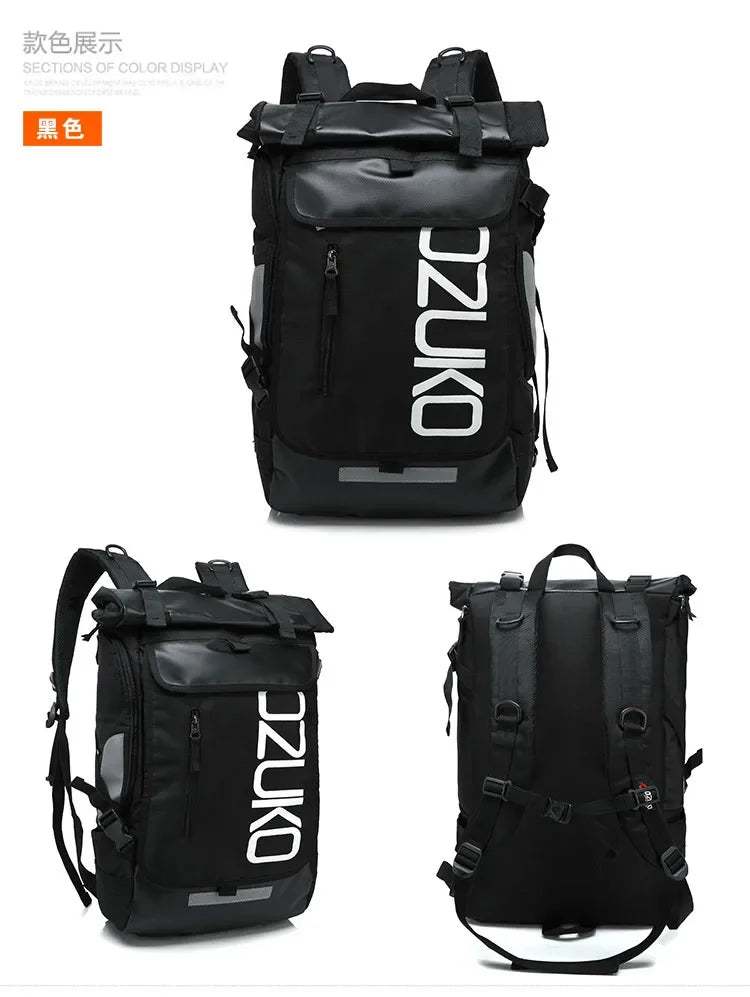 OZUKO Schoolbag for Teenager 15.6 inch Laptop Water Backpack 49*28*14 Men Student Backpacks Male Travel Mochila Fashion