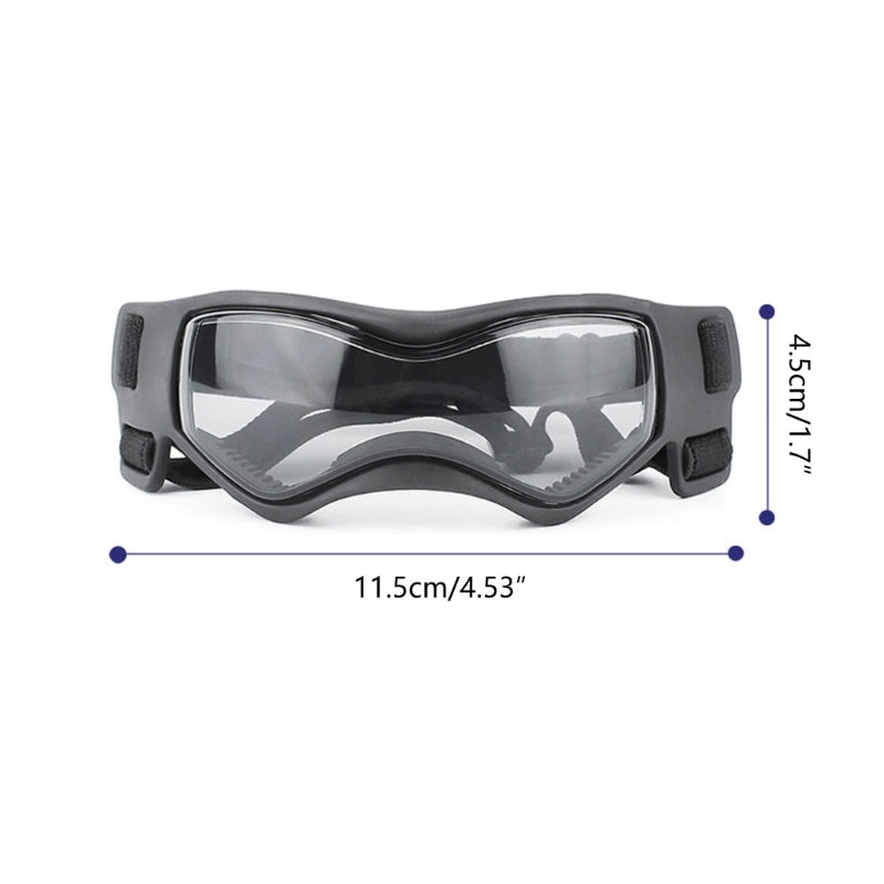 Dog Summer Sunglasses Soft Windproof Anti-UV with Adjustable Strap for Outdoor Sports Goggles for Heavy Snow Dropshipping