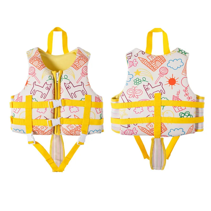 Life Jacket for Child Super Buoyancy Neoprene Life Vest Surf Raft Kayak Fishing Jet Ski Water Sport Swimming Rescue Life Jackets