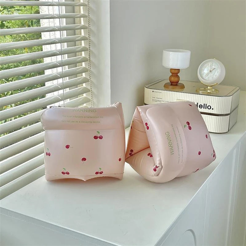 1 pair Cartoon printing Swimming Arm Floaties Inflatable Swim Arm Bands Floater Sleeves for Adults and Kids Wholesale