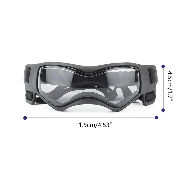 Dog Summer Sunglasses Soft Windproof Anti-UV with Adjustable Strap for Outdoor Sports Goggles for Heavy Snow Dropshipping