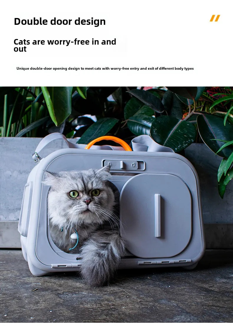 High Appearance Level Cat Bag Portable Stress Proof Large Capacity Capsule Cat Carrier Pet Small Dog Bag Cat Backpack Carrier