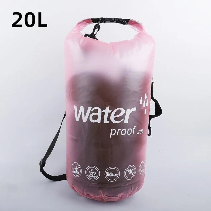 10L 20L PVC Waterproof Bag Boating Swimming Man Women Outdoor Diving Rafting Floating Ocean Water Lightweight Portable Bags