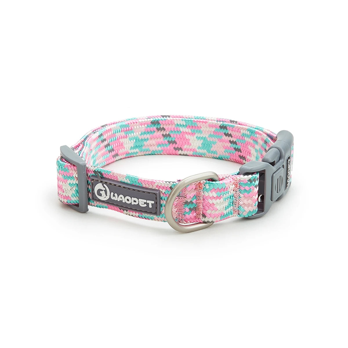 Adjustable Puppy Dogs Collar Medium Large For Dog Choker Ring Durable Reflective Nylon Pet Cat Collar Breathable Bulldog Harness