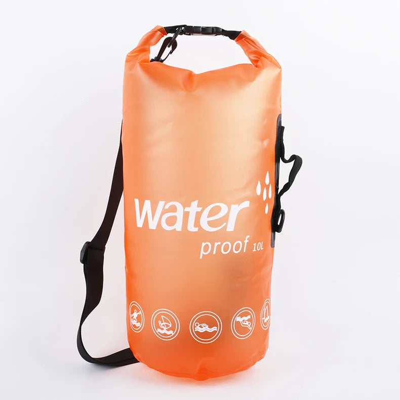 10L 20L PVC Waterproof Bag Boating Swimming Man Women Outdoor Diving Rafting Floating Ocean Water Lightweight Portable Bags