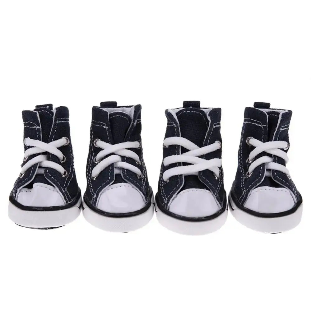 High Quality 4PCS/Set Pet Shoes Waterproof with Adjustable Drawstring Puppy Pet Dogs Boots Cute Breathable Pet Supplies Pets