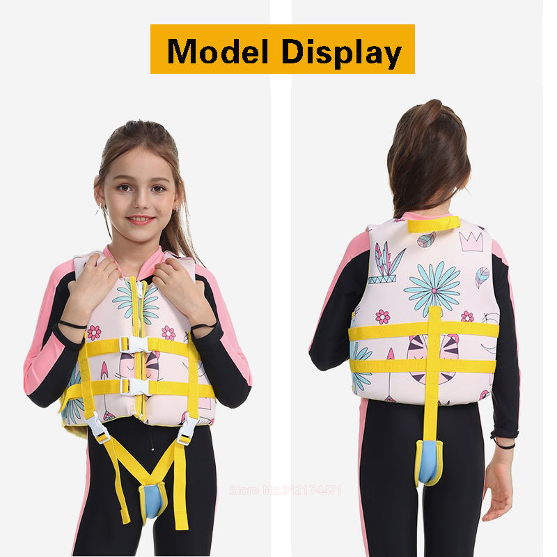 Life Jacket for Child Super Buoyancy Neoprene Life Vest Surf Raft Kayak Fishing Jet Ski Water Sport Swimming Rescue Life Jackets