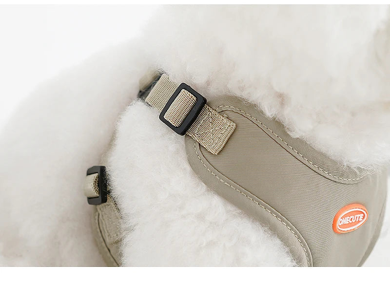 ONECUTE Handsfree Pet Dog Puppy Harness with Adjustable Traction Rope Cat Breathable and Not Tight