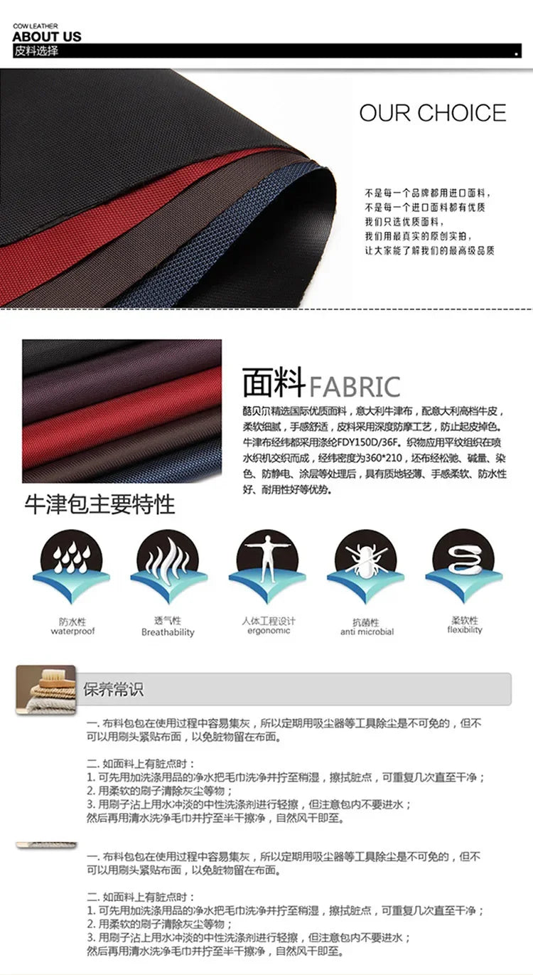 OZUKO Schoolbag for Teenager 15.6 inch Laptop Water Backpack 49*28*14 Men Student Backpacks Male Travel Mochila Fashion