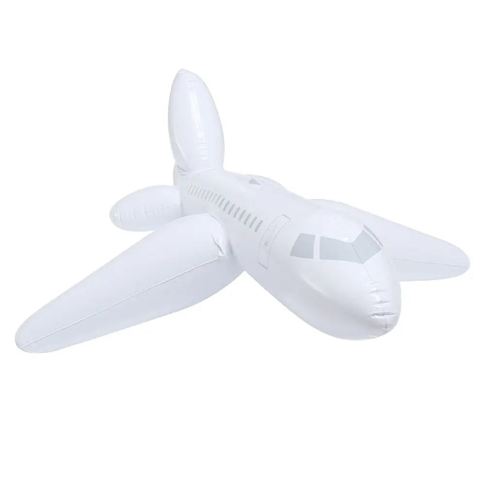 100cm Inflatable Airplane Float Airplane Ball with Inflatable Tube for Outdoor Swimming Outdoor Inflatable Toy For Kids