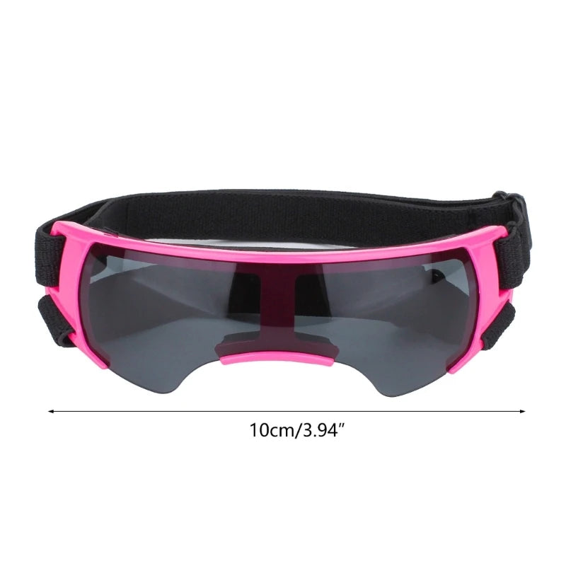 Dog Summer Sunglasses Soft Windproof Anti-UV with Adjustable Strap for Outdoor Sports Goggles for Heavy Snow Dropshipping
