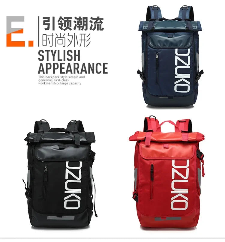 OZUKO Schoolbag for Teenager 15.6 inch Laptop Water Backpack 49*28*14 Men Student Backpacks Male Travel Mochila Fashion