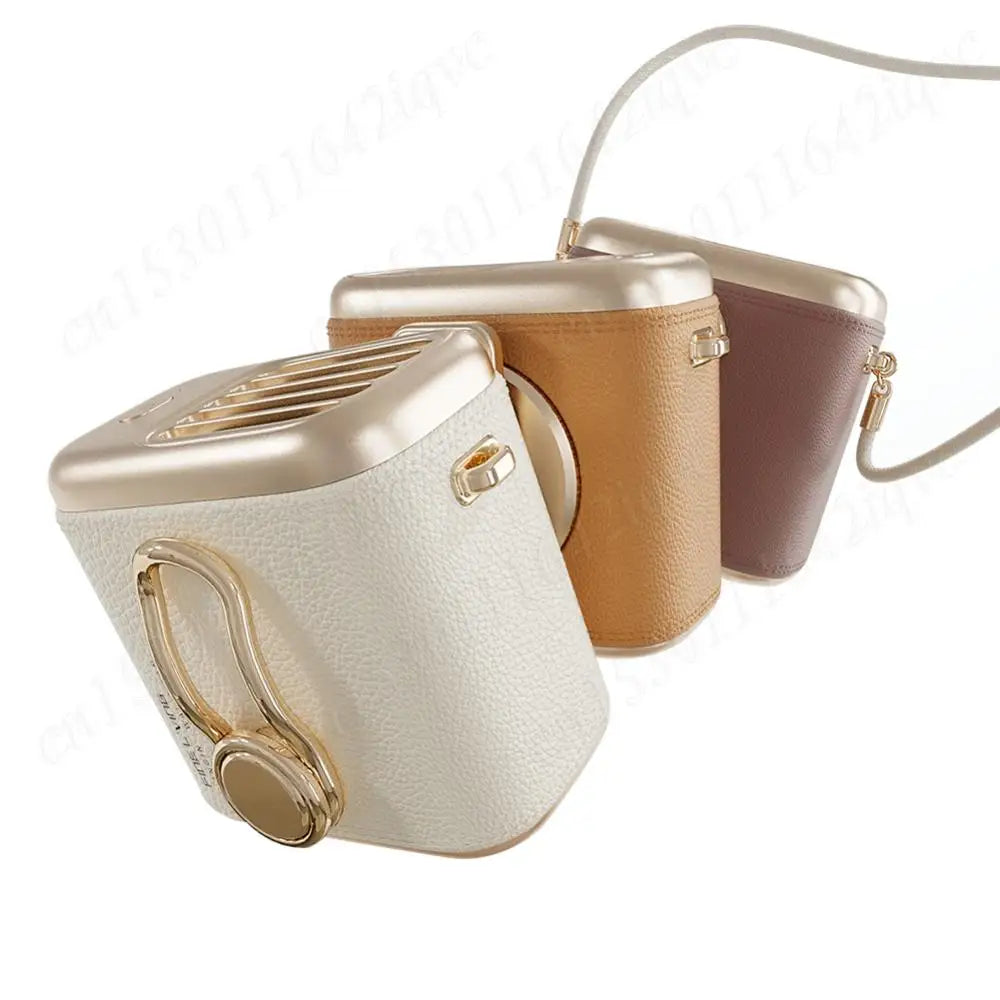 Waist/Neck Desktop Fan Portable Air Cooling Fan 4000mAh Clip-on Air Conditioner Fans Auto Ventilator Quiet Neckband Fan Cooler