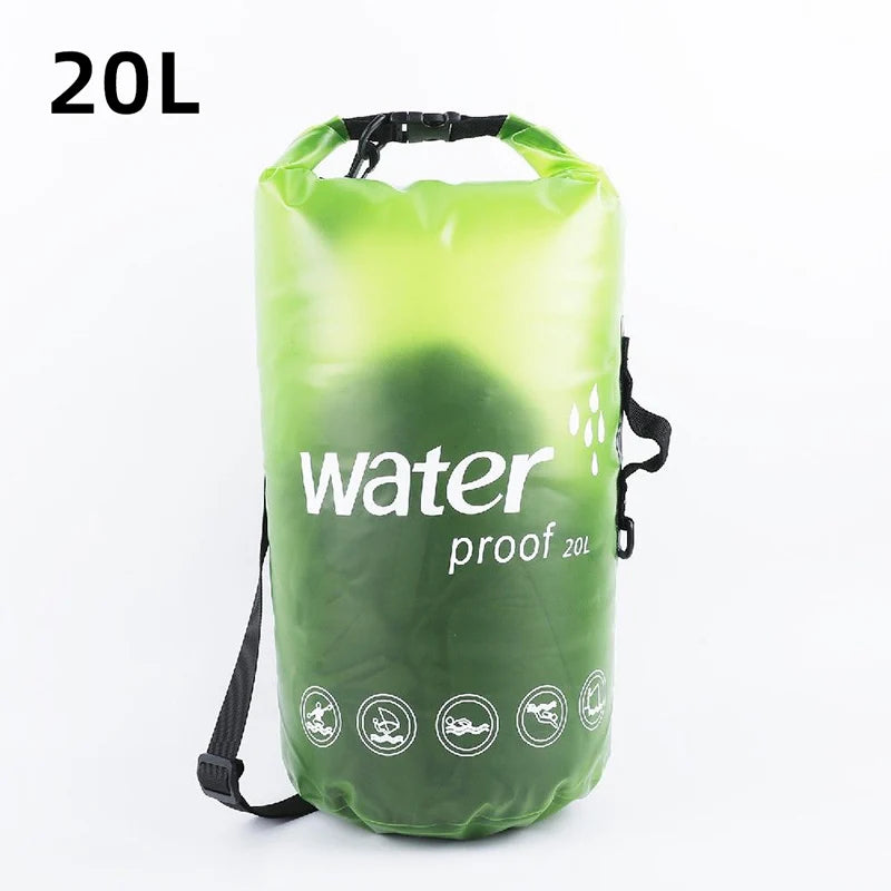 10L 20L PVC Waterproof Bag Boating Swimming Man Women Outdoor Diving Rafting Floating Ocean Water Lightweight Portable Bags