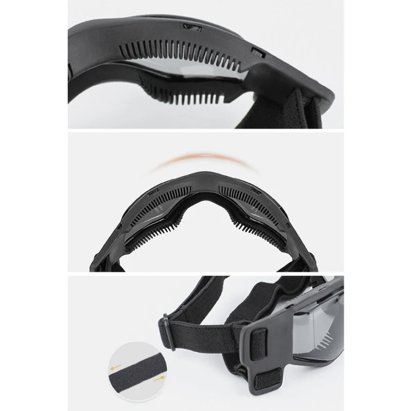 Dog Summer Sunglasses Soft Windproof Anti-UV with Adjustable Strap for Outdoor Sports Goggles for Heavy Snow Dropshipping
