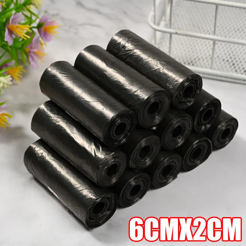 15/150pcs Dog Poop Bags Disposable Pet Waste Bags Storage Dog Waste Bags Design Pet Poop Clean Pick Up Bone Bag Dispenser Tools