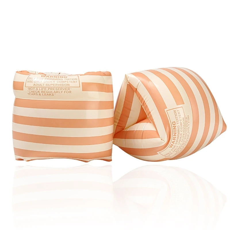 2Pcs Children Swimming Gear Arm Swimming Rings Inflatable Kids Arm Float Rings Inflatable Arm Floaties, Safety Swimming Float Ar