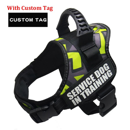 Nylon Personalized Dog harness Reflective Adjustable Harness for Small Medium Large Dogs No Pull Dog Harness for Dropshipping