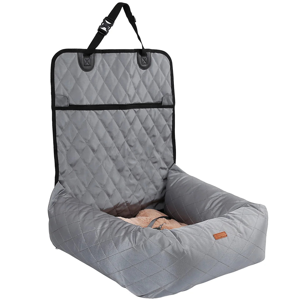 Dog Car Seat Booster Waterproof Durable Car Seat Bed for Small Medium Dogs Front/Back Seat Luxury Pet Travel Car Seat Protector