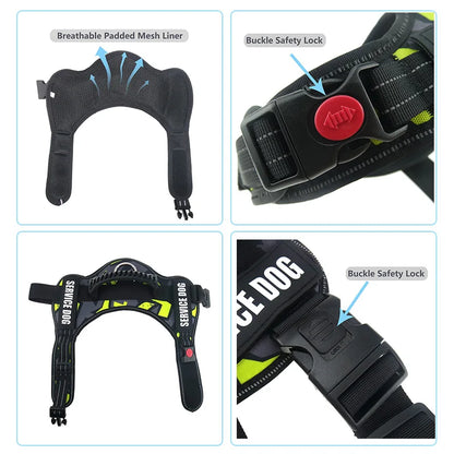 Nylon Personalized Dog harness Reflective Adjustable Harness for Small Medium Large Dogs No Pull Dog Harness for Dropshipping