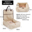 Dog Car Seat Booster Waterproof Durable Car Seat Bed for Small Medium Dogs Front/Back Seat Luxury Pet Travel Car Seat Protector