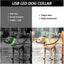 LED Glowing Dog Collar Adjustable Flashing Rechargea Luminous Collar Night Anti-Lost Dog Light HarnessFor Small Dog Pet Products