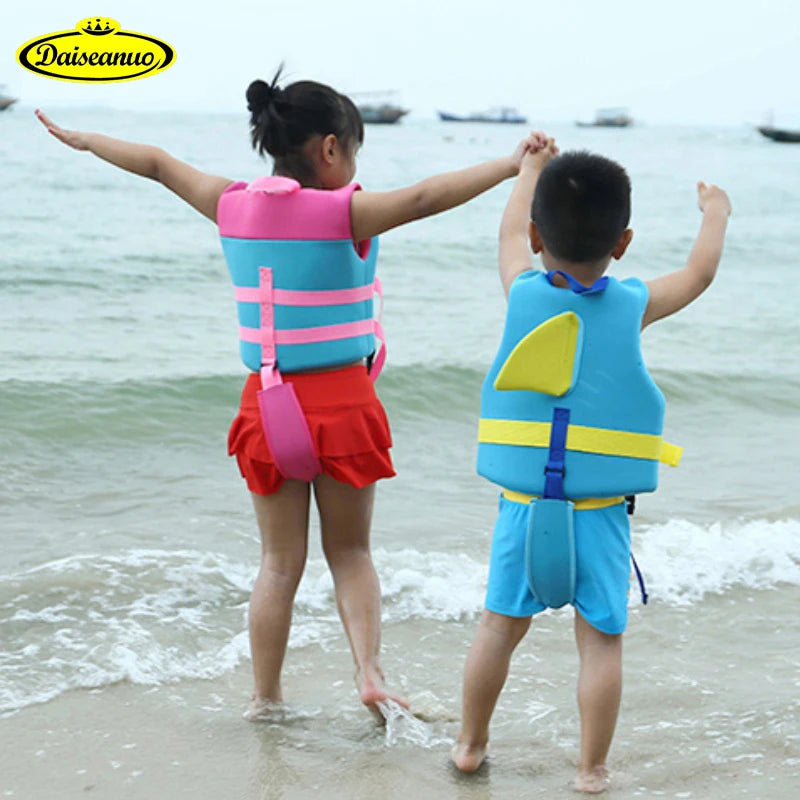 Kids Swimming Life Jacket Vest 30- 50 lbs Approved Aids Paddling Surfing Safe Buckle Straps Saved Life Jackets Toddler Lifeguard