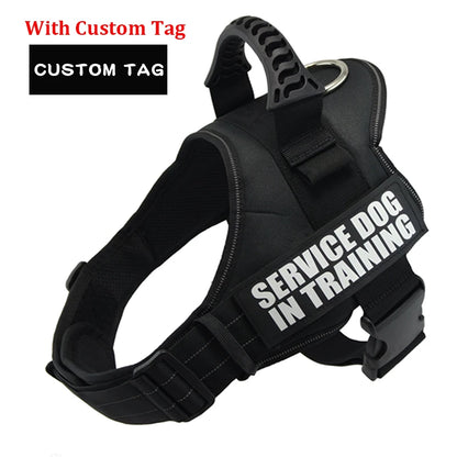 Nylon Personalized Dog harness Reflective Adjustable Harness for Small Medium Large Dogs No Pull Dog Harness for Dropshipping