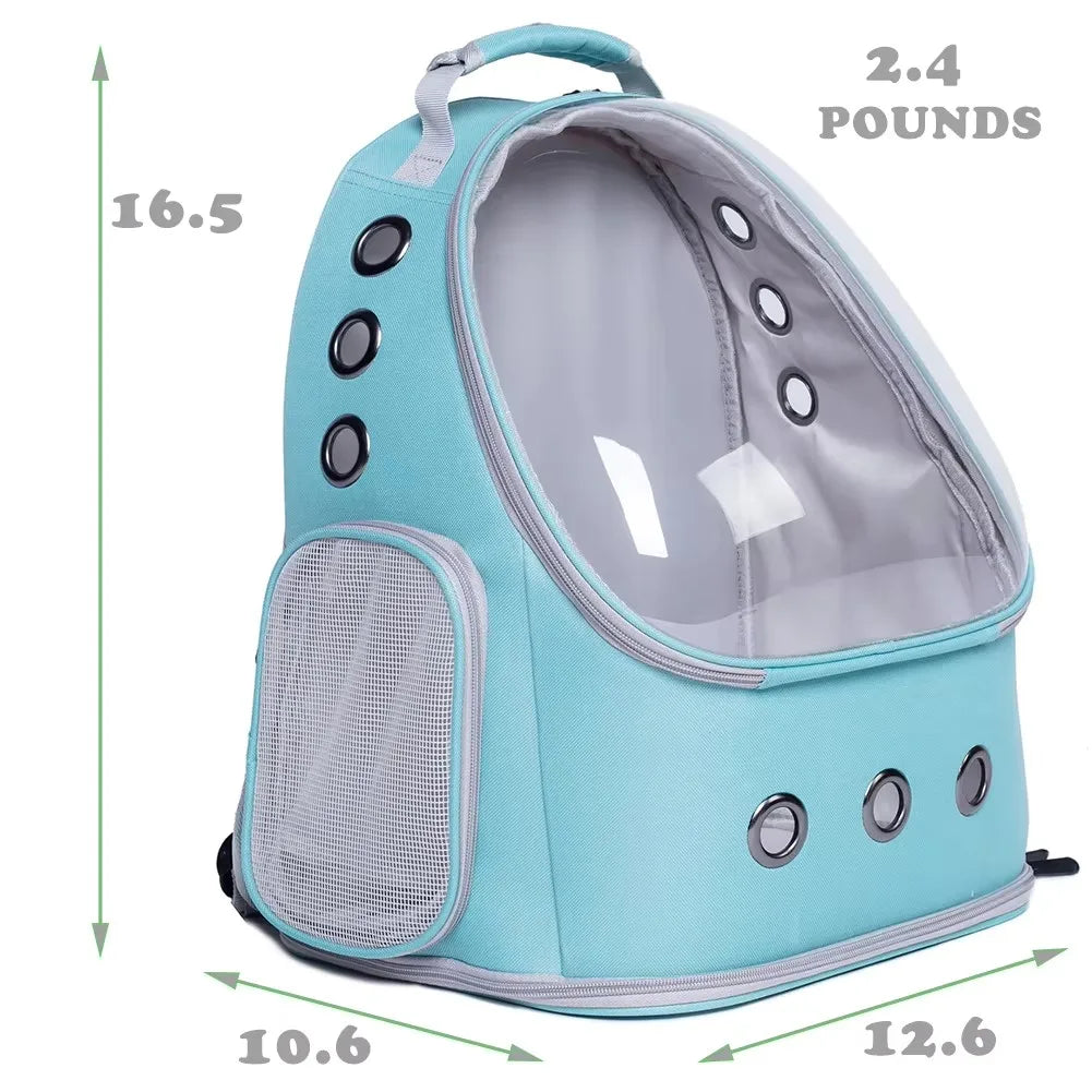 Small Dog Backpack with Clear Bubble Space Capsule