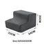 Removable Washable Anti Slip Foldable Pet Dog Cat Stairs High Elasticity Sponge Dog Training Stairs Cat Bed Stairs Play Stairs