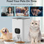 WiFi Smart Pet Feeder - 6L Capacity with Stainless Steel Bowls