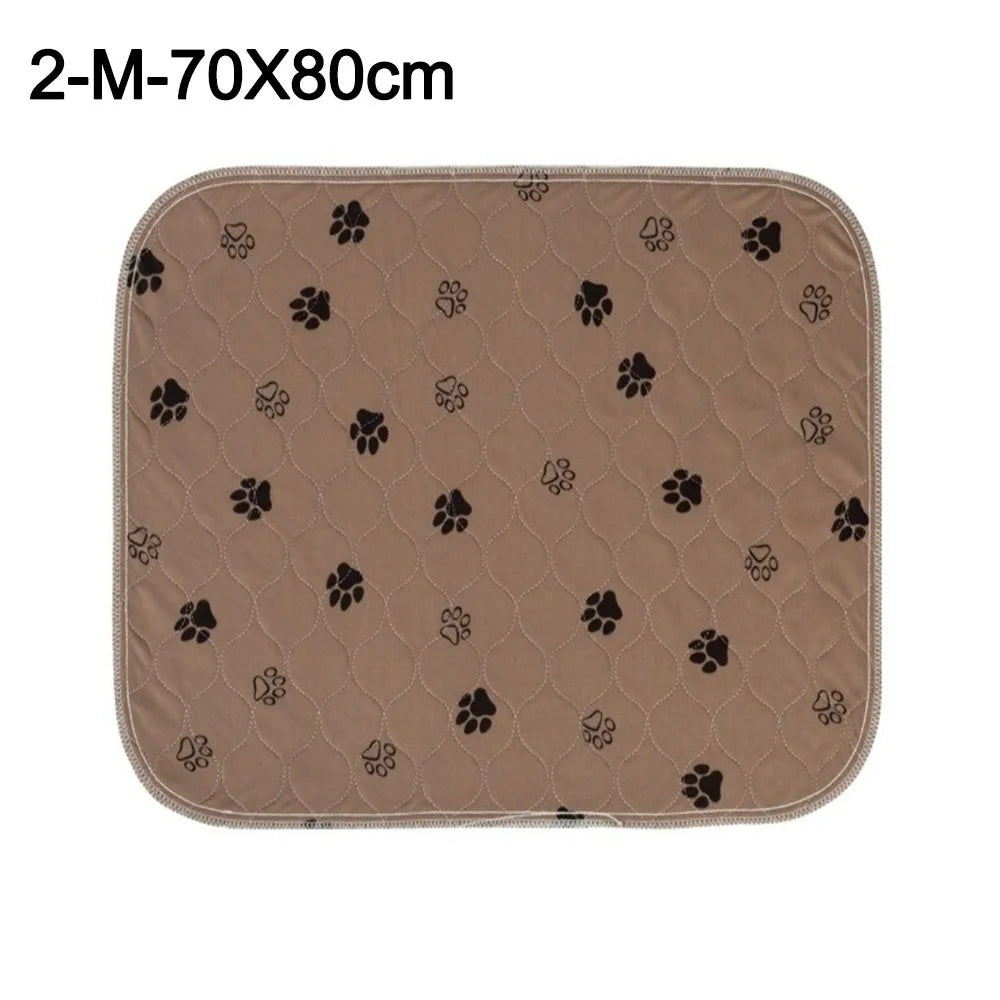 Absorbing Pad Waterproof Puppy Pee Pad Reusable Fast Absorbing Pet Bed Mat Soft Non-slip Dog Urine Pad Pet Training